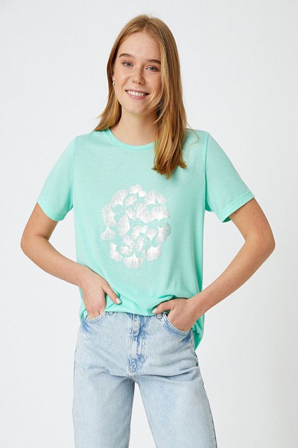 Koton Koton T-Shirt - Turquoise