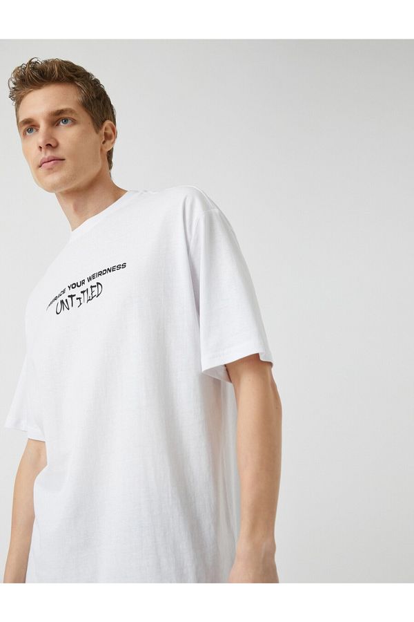 Koton Koton T-Shirt - White - Fitted