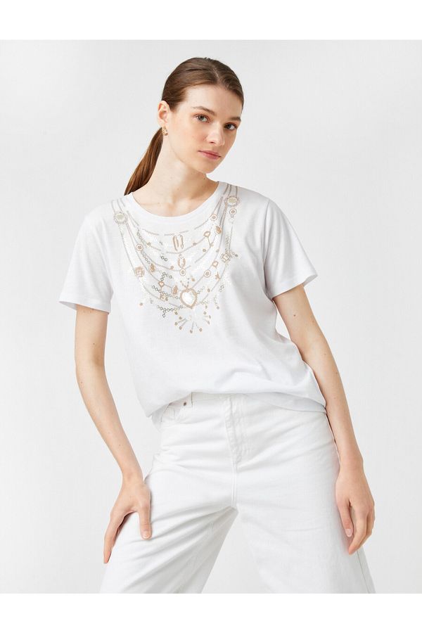 Koton Koton T-Shirt - White - Relaxed fit