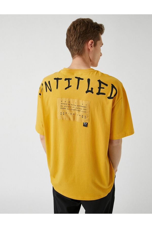 Koton Koton T-Shirt - Yellow - Fitted