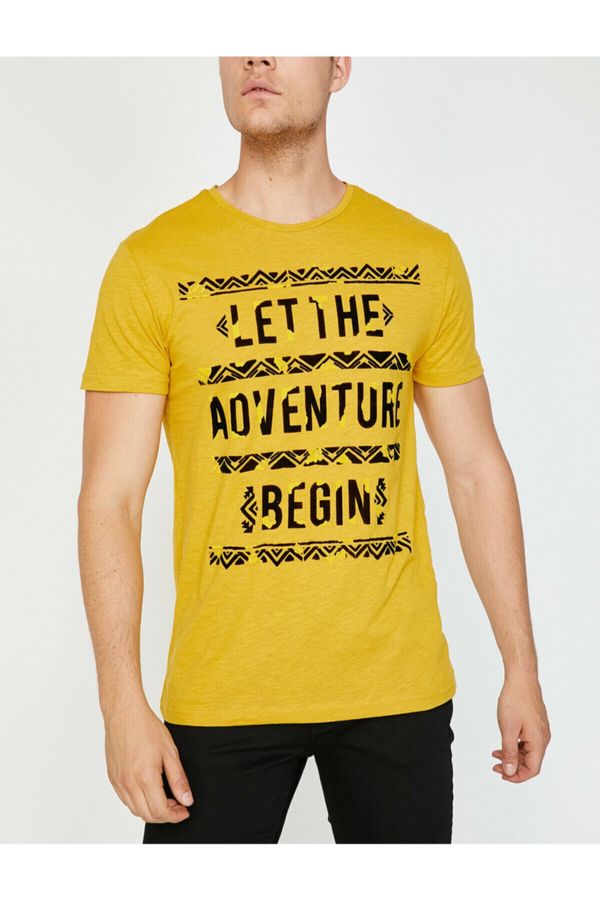 Koton Koton T-Shirt - Yellow