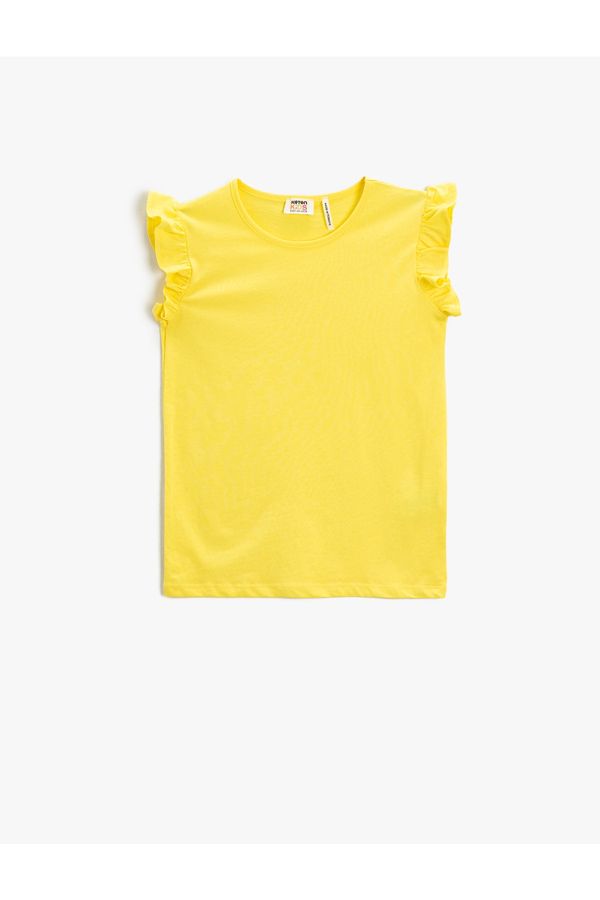 Koton Koton T-Shirt - Yellow - Regular fit