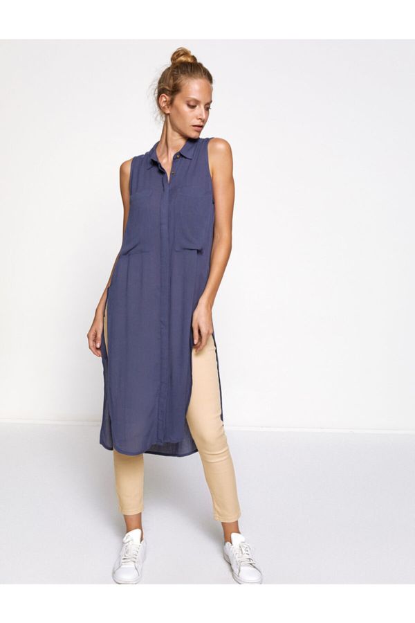 Koton Koton Tunic - Navy blue - Regular fit