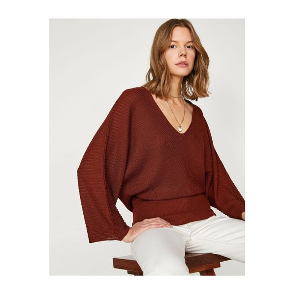 Koton Koton V Neck Knitwear Sweater