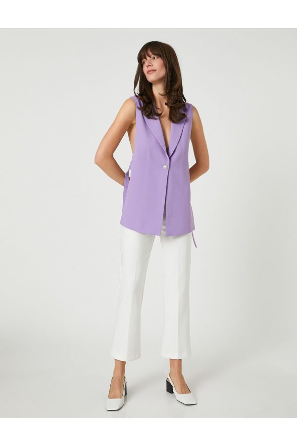 Koton Koton Vest - Purple - Standard