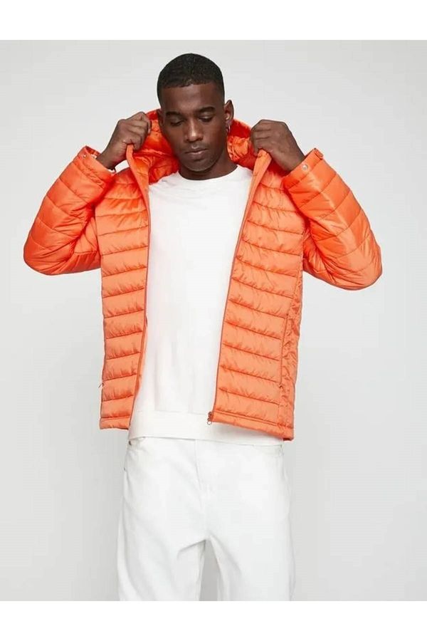 Koton Koton Winter Jacket - Orange - Puffer