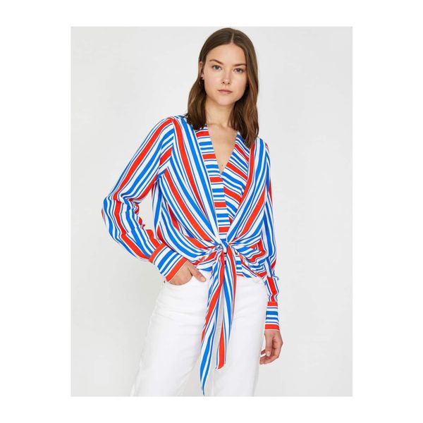 Koton Koton Women's Blue Striped Blouse