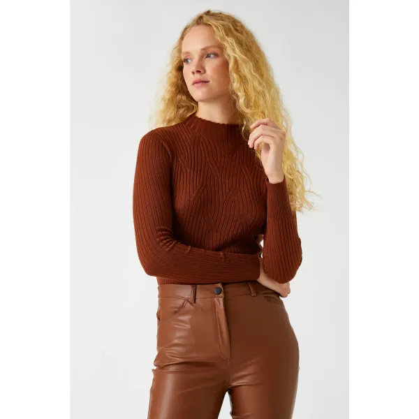 Koton Koton Women's Brown Sweater