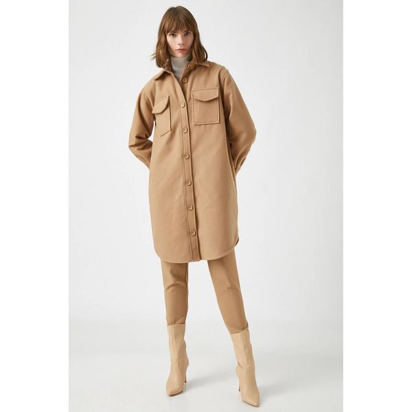 Koton Koton Women's Camel Hair Coat