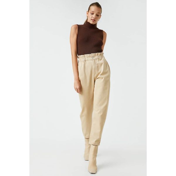 Koton Koton Women's Camel Hair Trousers