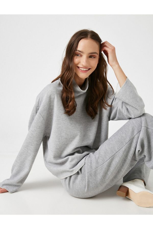 Koton Koton Women's Gray Sweater