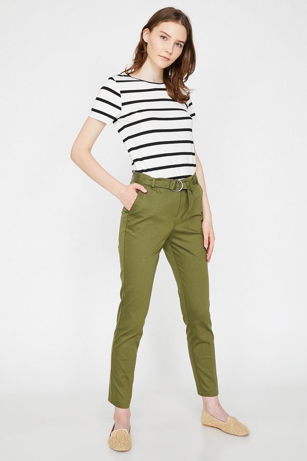 Koton Koton Women's Green Pants