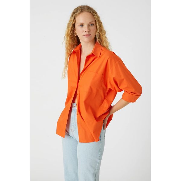 Koton Koton Women's Orange Shirt