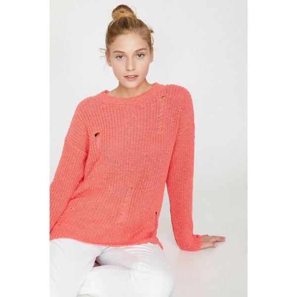 Koton Koton Women's Pink Knitted Sweater