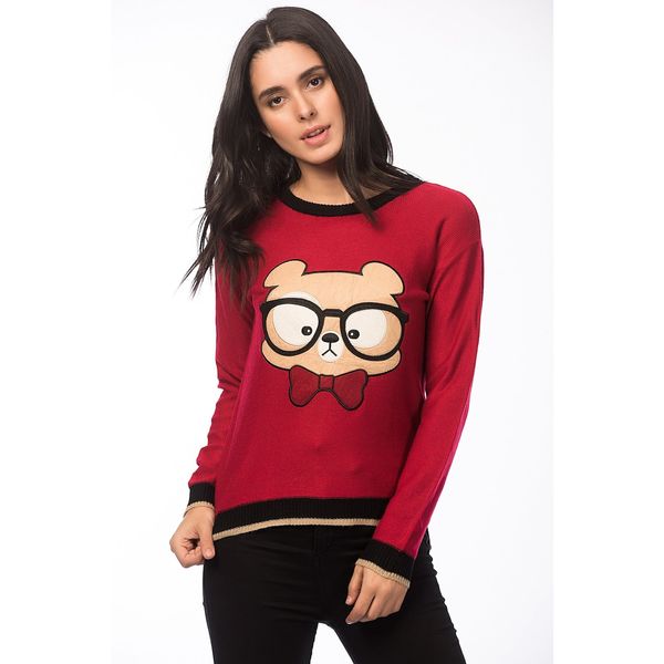 Koton Koton Women's Red Sweater