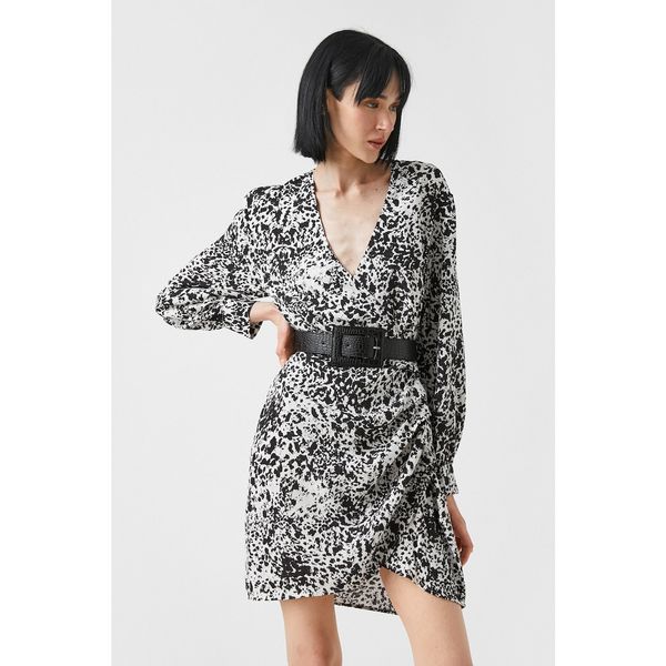 Koton Koton Women's Wrapped Mini Dress