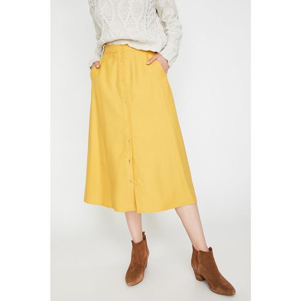 Koton Koton Women's Yellow Skirt