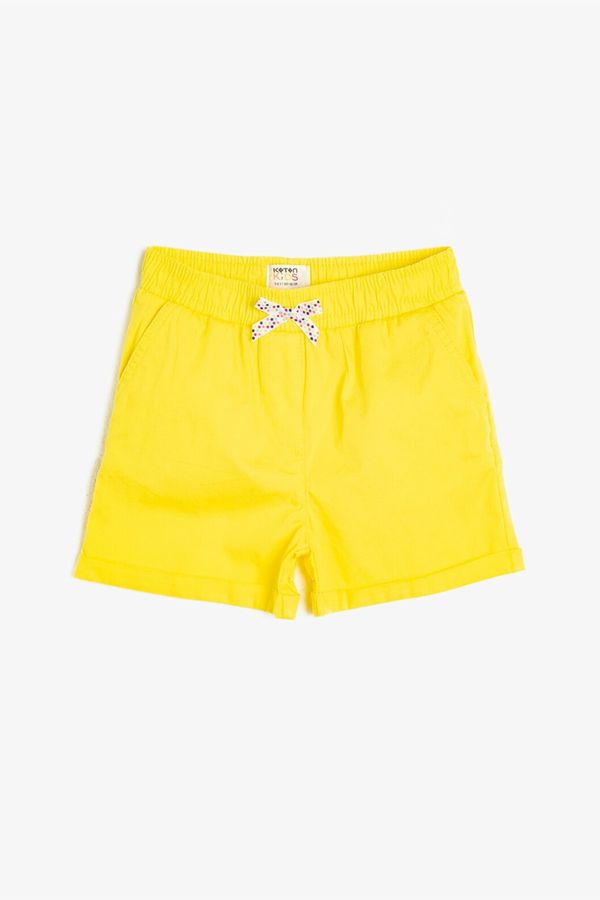 Koton Koton Yellow Girls Shorts & Bermudy