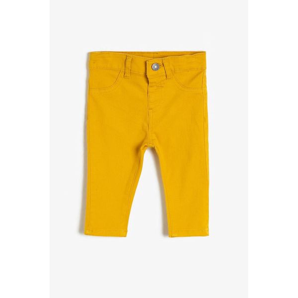 Koton Koton Yellow Spodnie dla chłopców