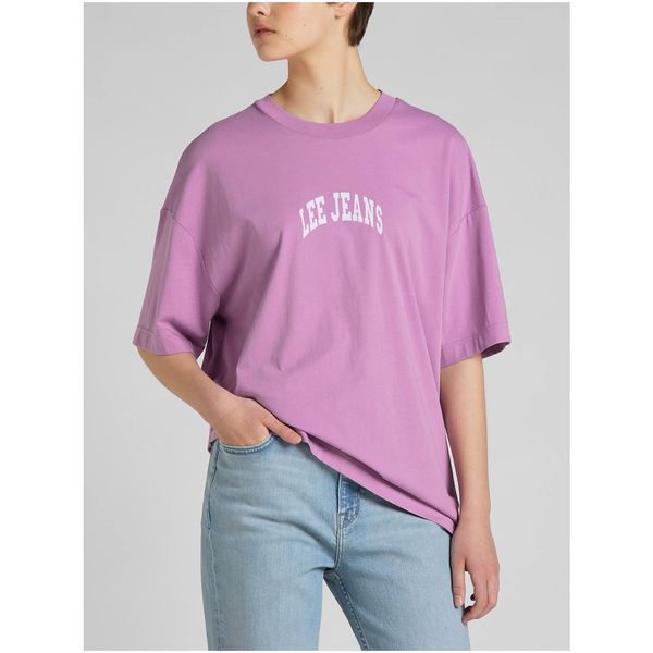 Lee Pink Women's Oversize T-Shirt Lee - Women