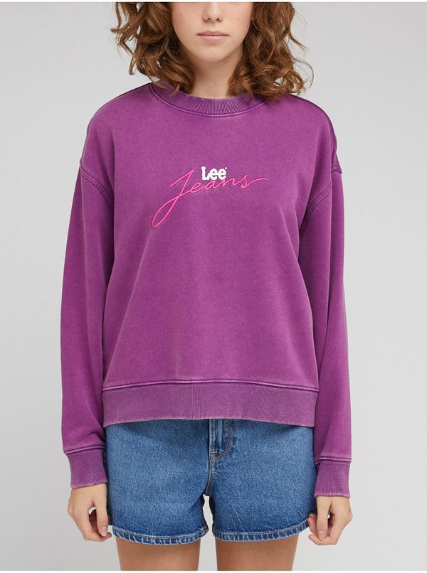 Lee Purple Womens Sweatshirt Lee - Women
