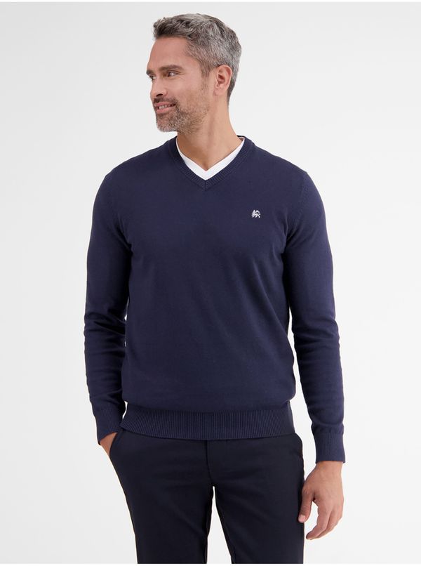 Lerros Dark blue men's sweater with cashmere LERROS - Men
