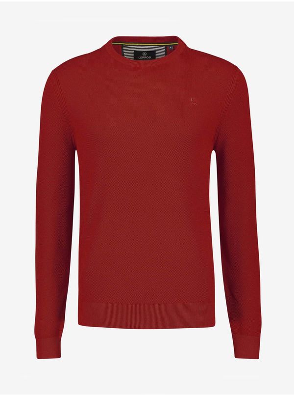 Lerros Red basic sweater LERROS - Men