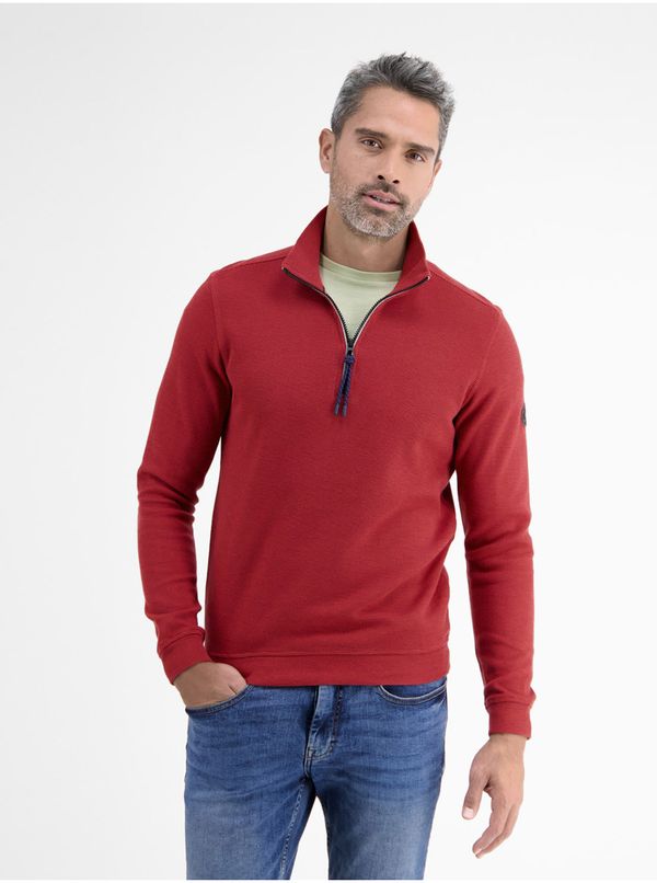 Lerros Red men's basic sweatshirt LERROS - Men
