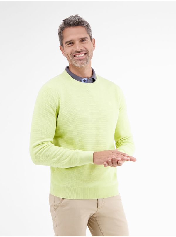Lerros Yellow men's basic sweater LERROS - Men