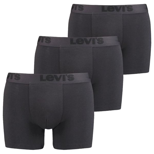 Levi's® 3PACK Men's Boxers Levis Black (905045001 001)