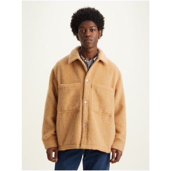 Levi's® Levi&#39;s Beige Men&#39;s Jacket with Levi&#39;s® Portola Wool - Men