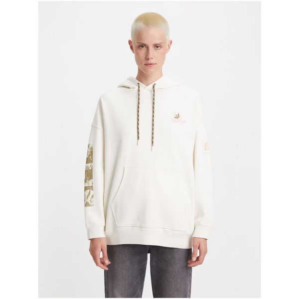 Levi's® Levi&#39;s Cream Women&#39;s Oversize Hoodie Levi&#39;s® - Women