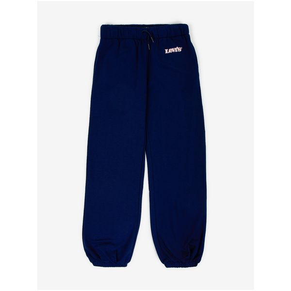 Levi's® Levi&#39;s Dark Blue Kids Loose Sweatpants Levi&#39;s® - Girls