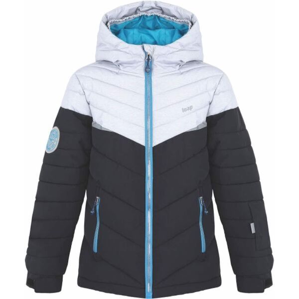 LOAP Boys ski jacket LOAP FULLSAC Black/Grey/Blue