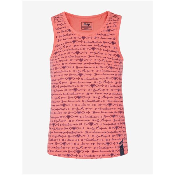 LOAP Pink Girls' Patterned Tank Top LOAP Besola - Unisex