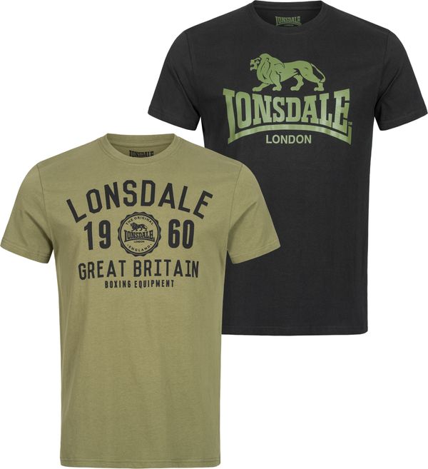 Lonsdale Koszulka męska Lonsdale 2-Pack