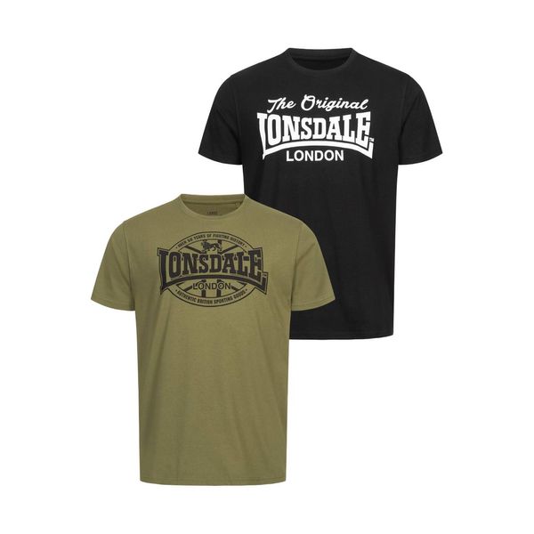 Lonsdale Lonsdale Men's t-shirt regular fit double pack