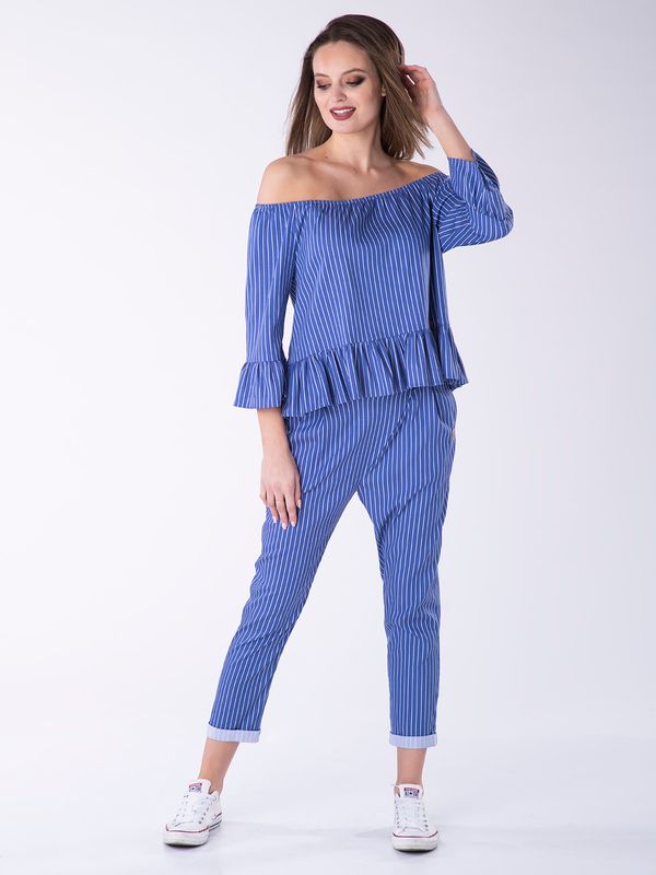 Look Made With Love Look Made With Love Woman's Spodnie 415P Stripe