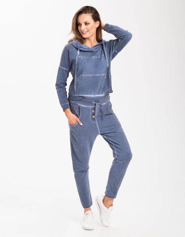 Look Made With Love Look Made With Love Woman's Spodnie 603F Denver Indigo