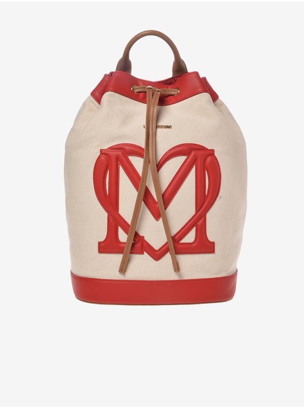 Love Moschino Red-Beige Women's Bag Love Moschino - Women