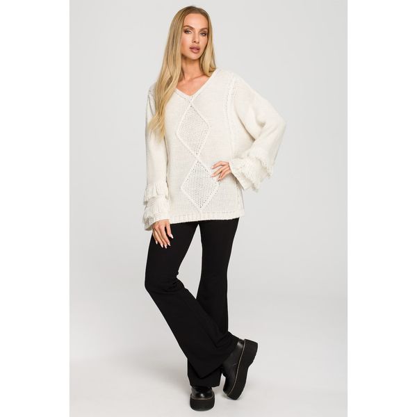 Made Of Emotion Made Of Emotion Woman's Pullover M710 Ivory