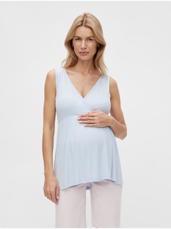 Mama.licious Light blue maternity blouse Mama.licious Anny - Women
