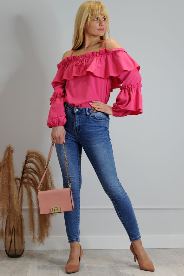 Merribel Pink pink blouse Maurola