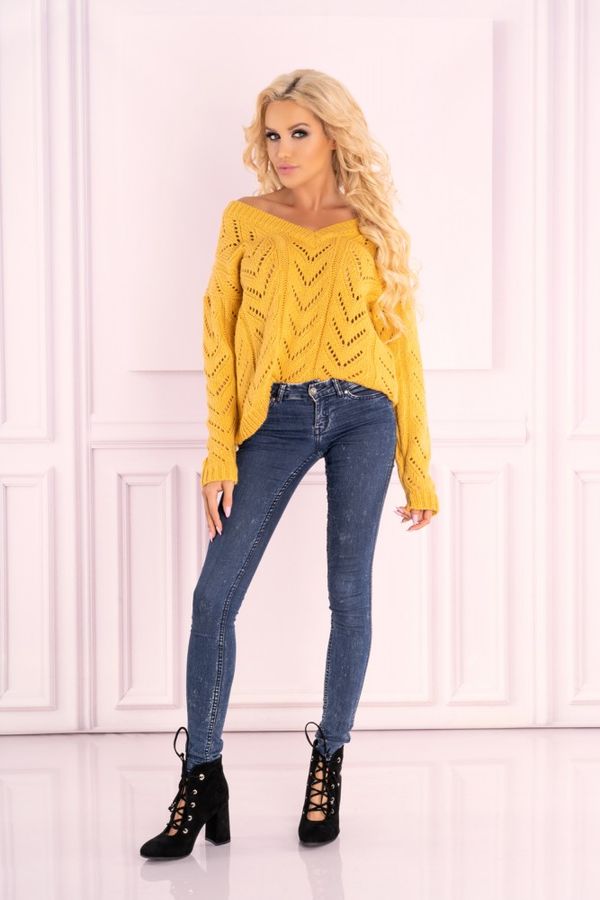 Merribel Sweater Manesa Mustard Mustard