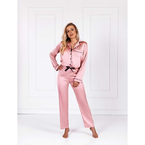 Momenti Per Me Classic Look Pink Pajamas