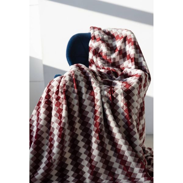 MONNARI MONNARI Woman's Blanket 171327263 /Check Pattern