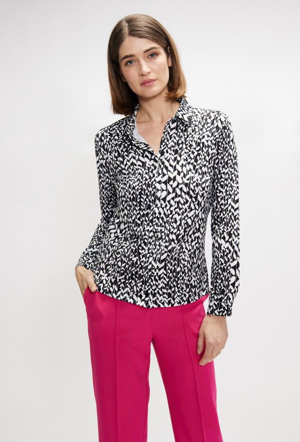 MONNARI MONNARI Woman's Blouses Patterned Women's Blouse Multi Black