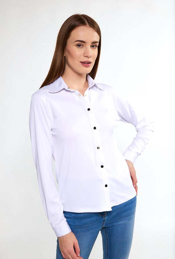 MONNARI MONNARI Woman's Blouses Ribbed Shirt With Collar