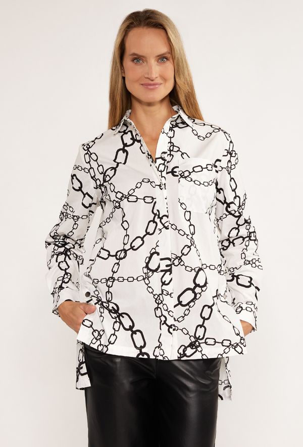 MONNARI MONNARI Woman's Blouses Shirt Blouse Multi White