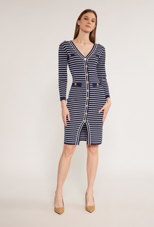 MONNARI MONNARI Woman's Dresses Knitted Striped Dress